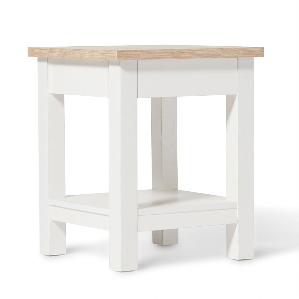 Bampton White Side Table
