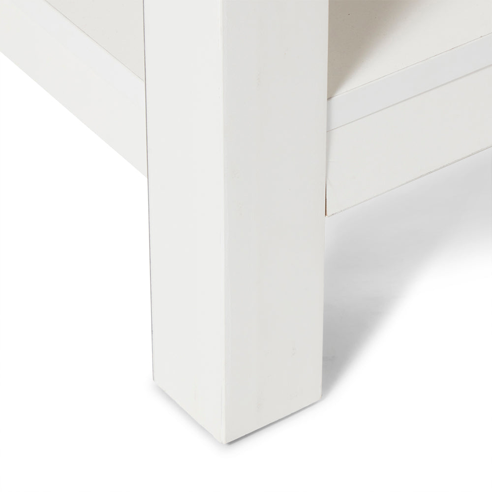 Bampton White Side Table