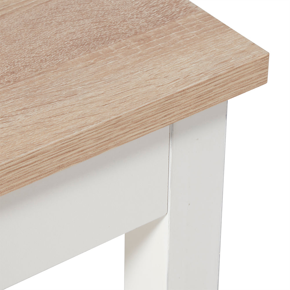 Bampton White Side Table