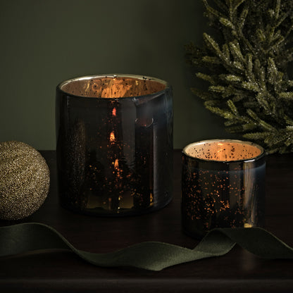 Bellano 12cm Candle Holder - Rustic Gold - Laura James 