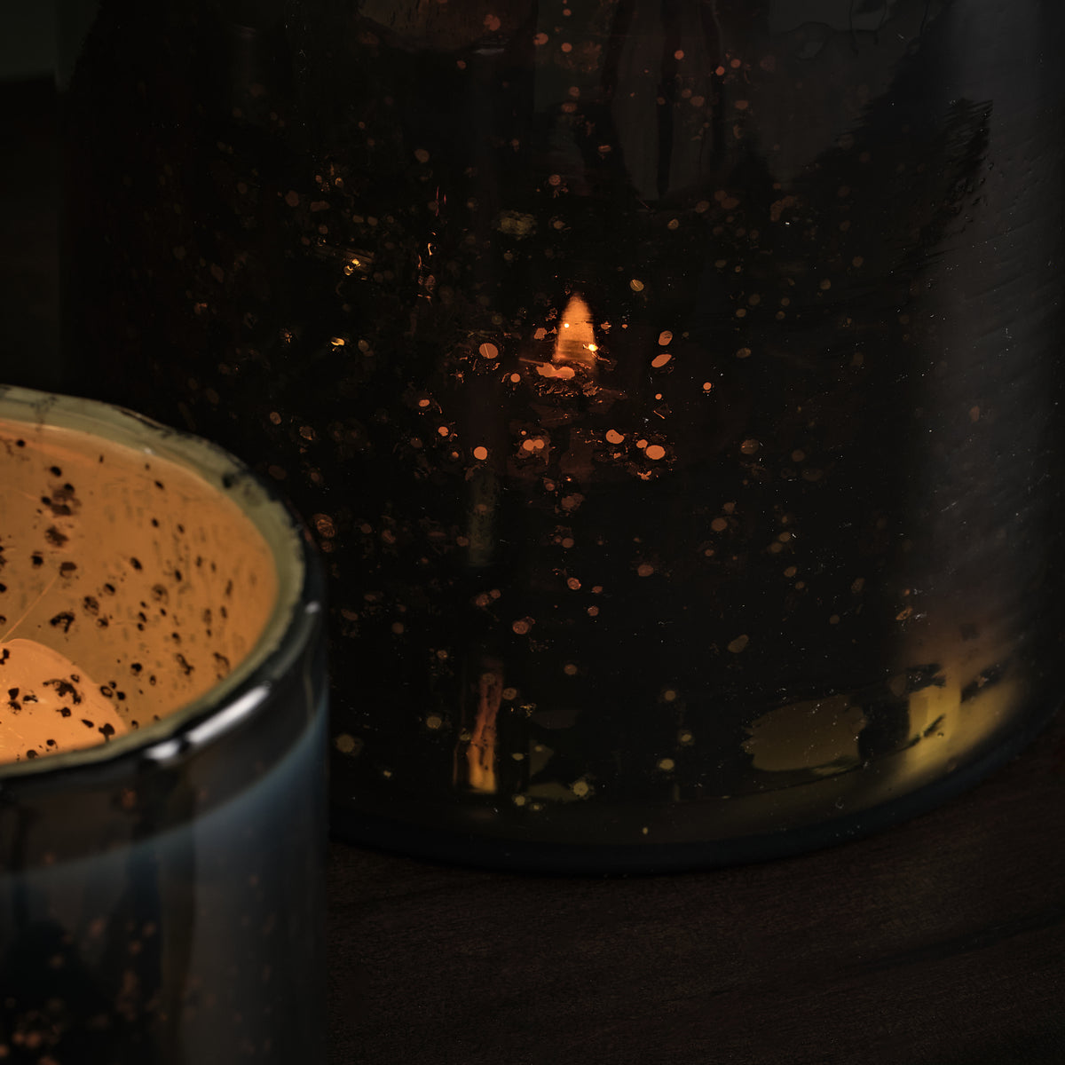 Bellano 7.5cm Tea Light Holder - Rustic Gold - Laura James 