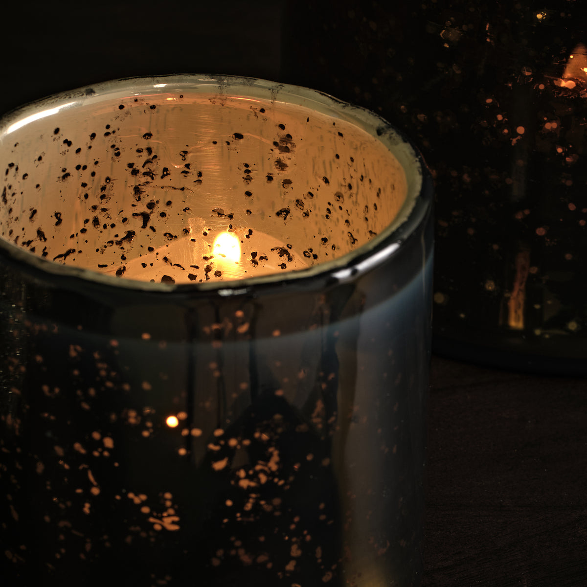 Bellano 7.5cm Tea Light Holder - Rustic Gold - Laura James 