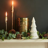 Bergen Ceramic LED Light Up Tree - White - Laura James 