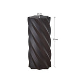 Bianca 25cm Side Table - Lava Black