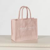 Jute Bag - Blush Pink - Laura James 