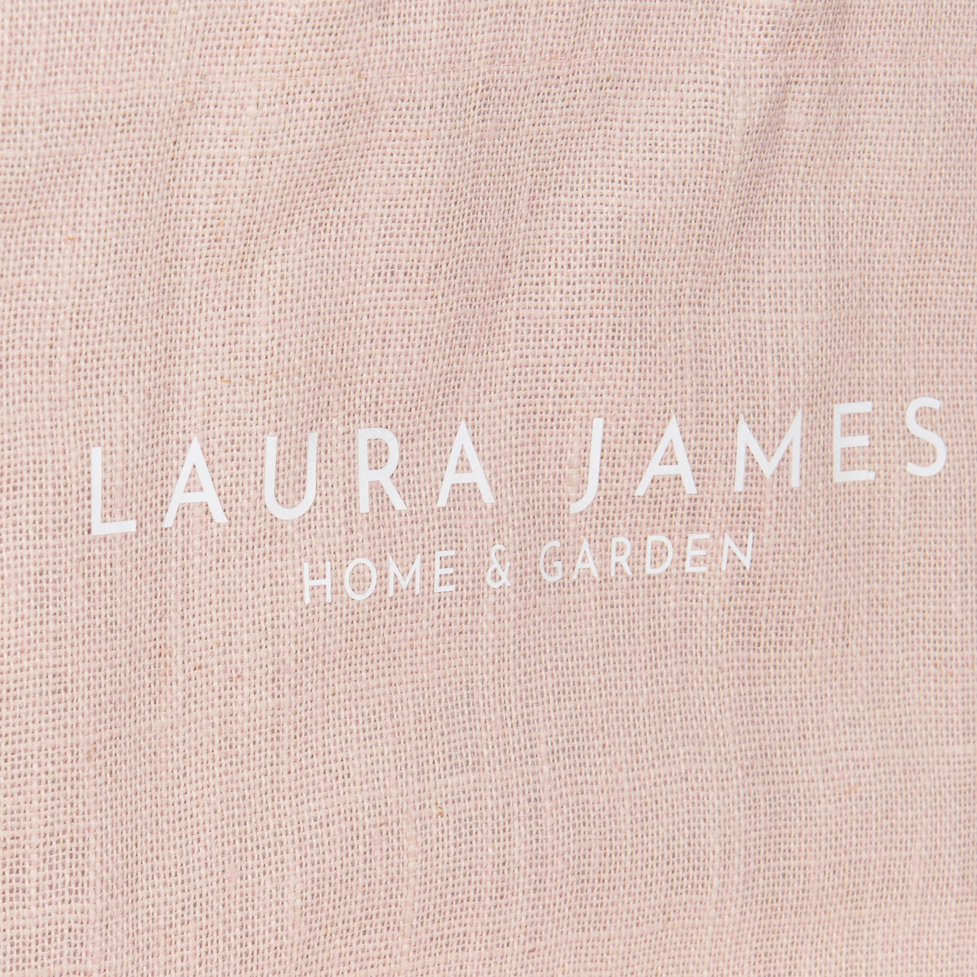 Jute Bag - Blush Pink - Laura James 
