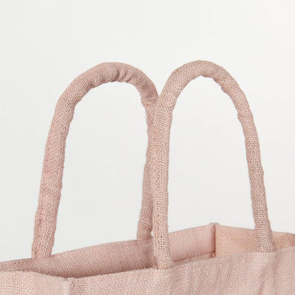 Jute Bag - Blush Pink - Laura James 