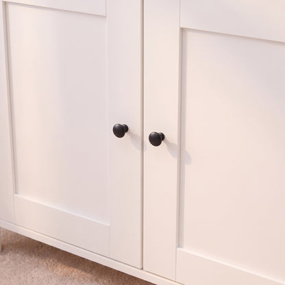 Bampton 2 Door Sideboard - Alabaster White - Laura James 