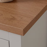 Bampton 4 Drawer Tall Chest of Drawers - Stone Grey - Laura James 