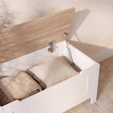 Bampton Blanket Box - Alabaster White - Laura James 