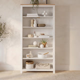 Bampton White Tall  Bookcase - Laura James 