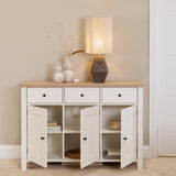 Bampton 3 Door Sideboard - White