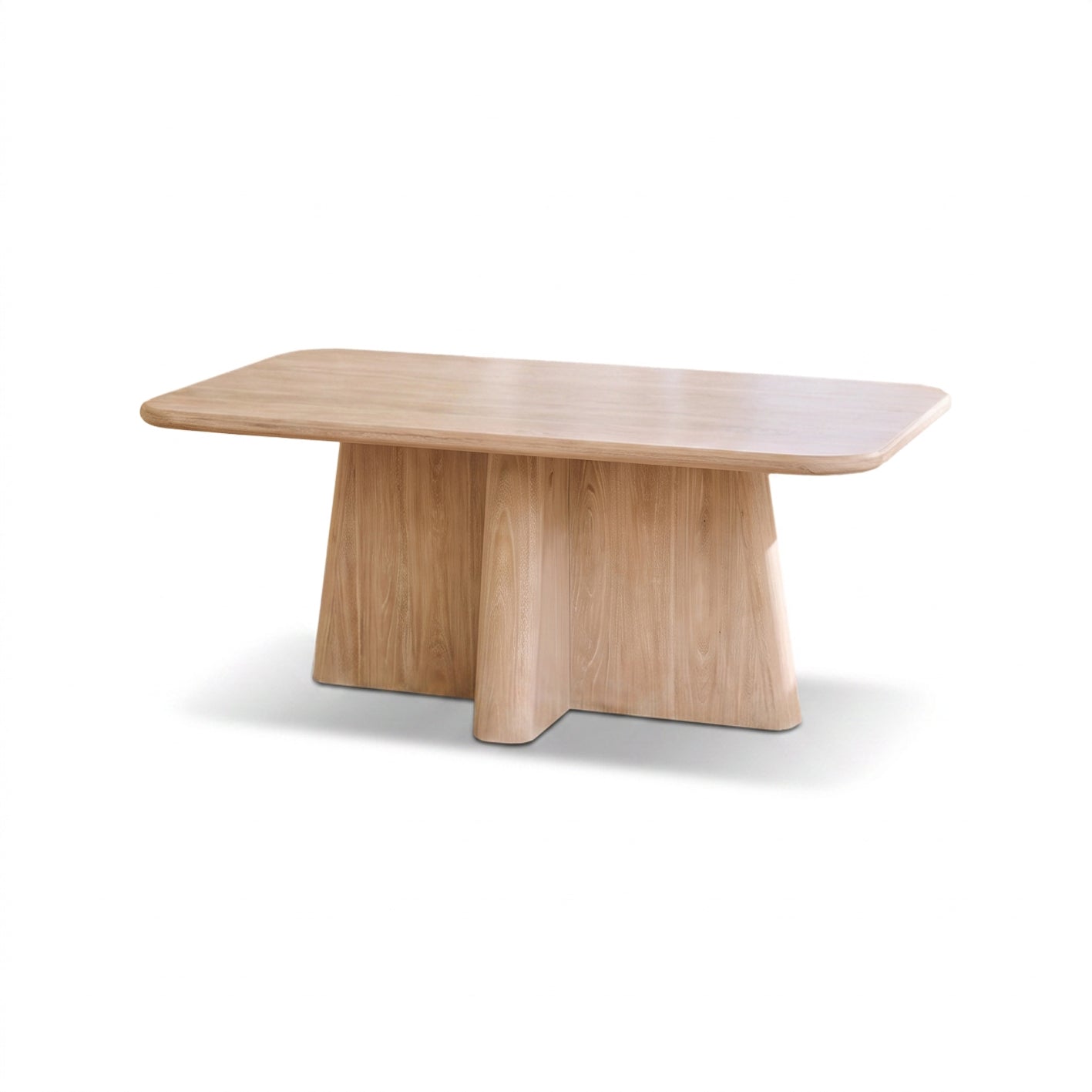 Bastian 100cm Limewash Coffee Table - Laura James 