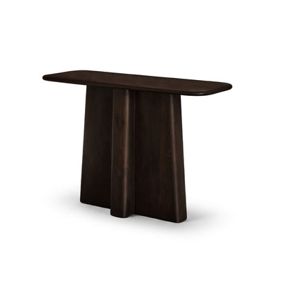 Bastian 110cm Console Table - Coffee Brown Mango Wood - Laura James 