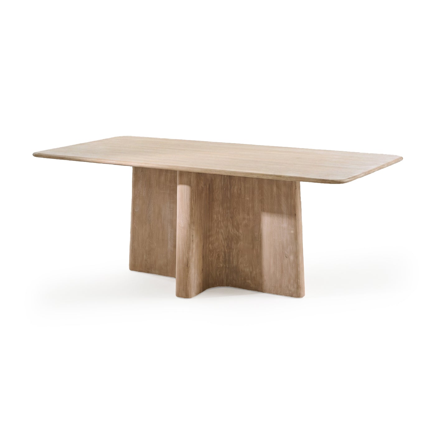 Bastian 220cm Limewash Dining Table - Laura James 