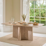 Bastian 220cm Limewash Dining Table