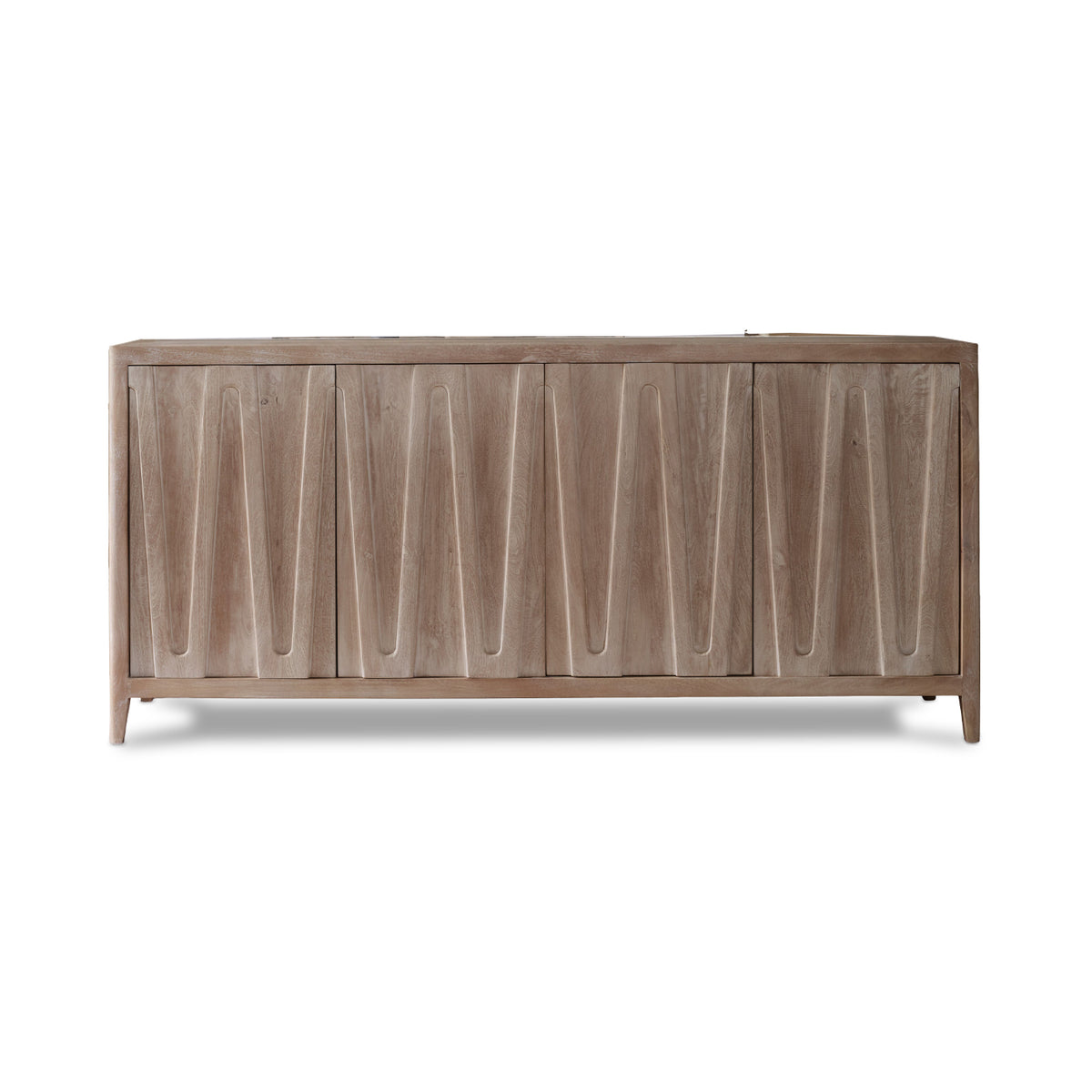 Bastian 4 Door Sideboard - Limewash - Laura James 