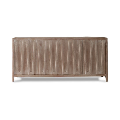Bastian 4 Door Sideboard - Limewash - Laura James 
