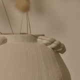 Bayswater 18cm Ceramic Vase - Handles - Beige - Laura James