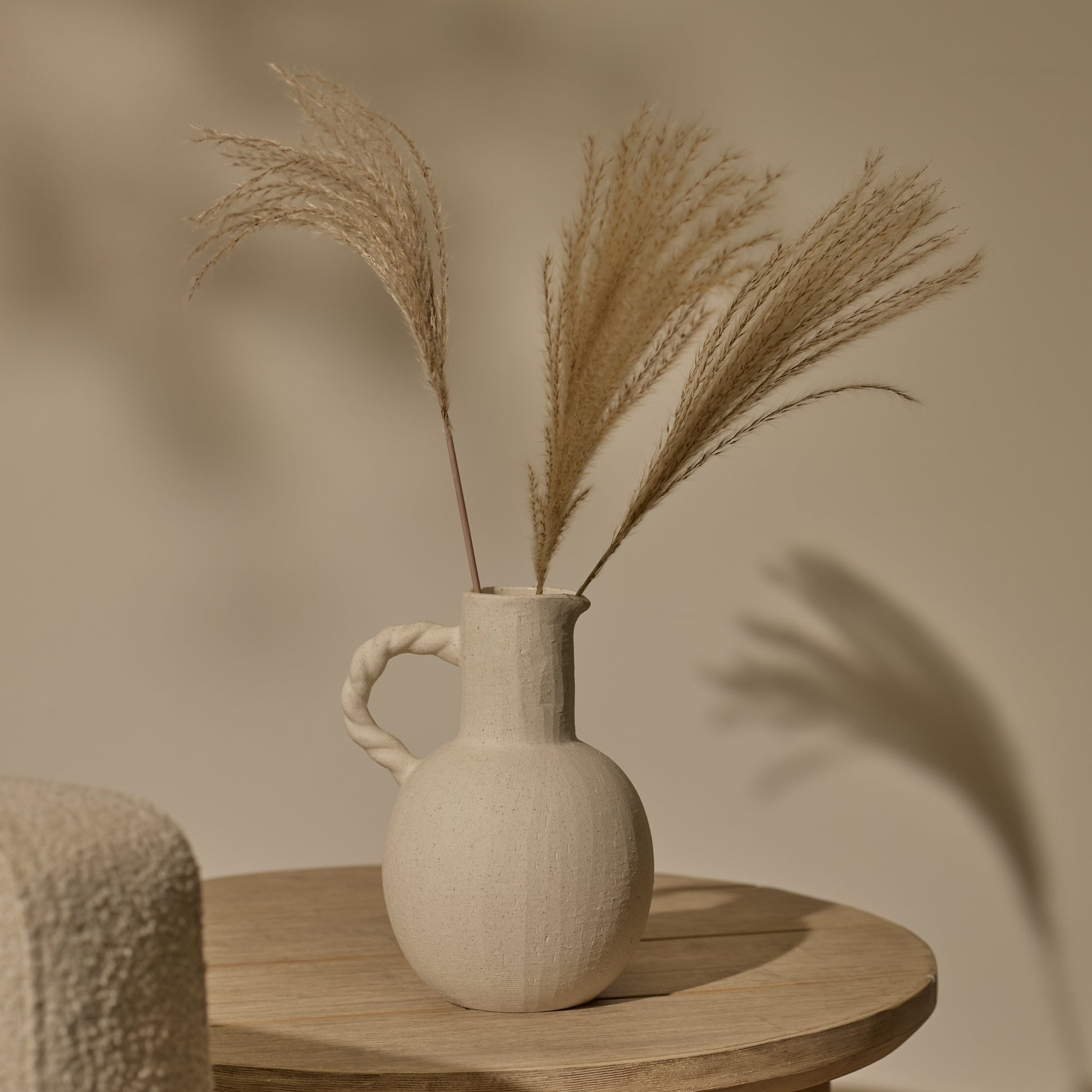 Bayswater 20cm Ceramic Jug - Beige - Laura James