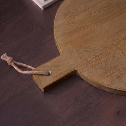 Beenham Wooden Serving Boards - Set of 2 - Almond Brown Mango Wood