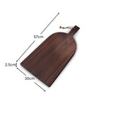 Beenham 50cm Rectangular Wooden Serving Board - Coffee Brown Mango Wood - Laura James 