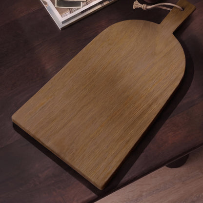Beenham 50cm Rectangular Wooden Serving Board - Almond Brown