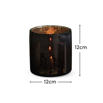 Bellano 12cm Candle Holder - Rustic Gold