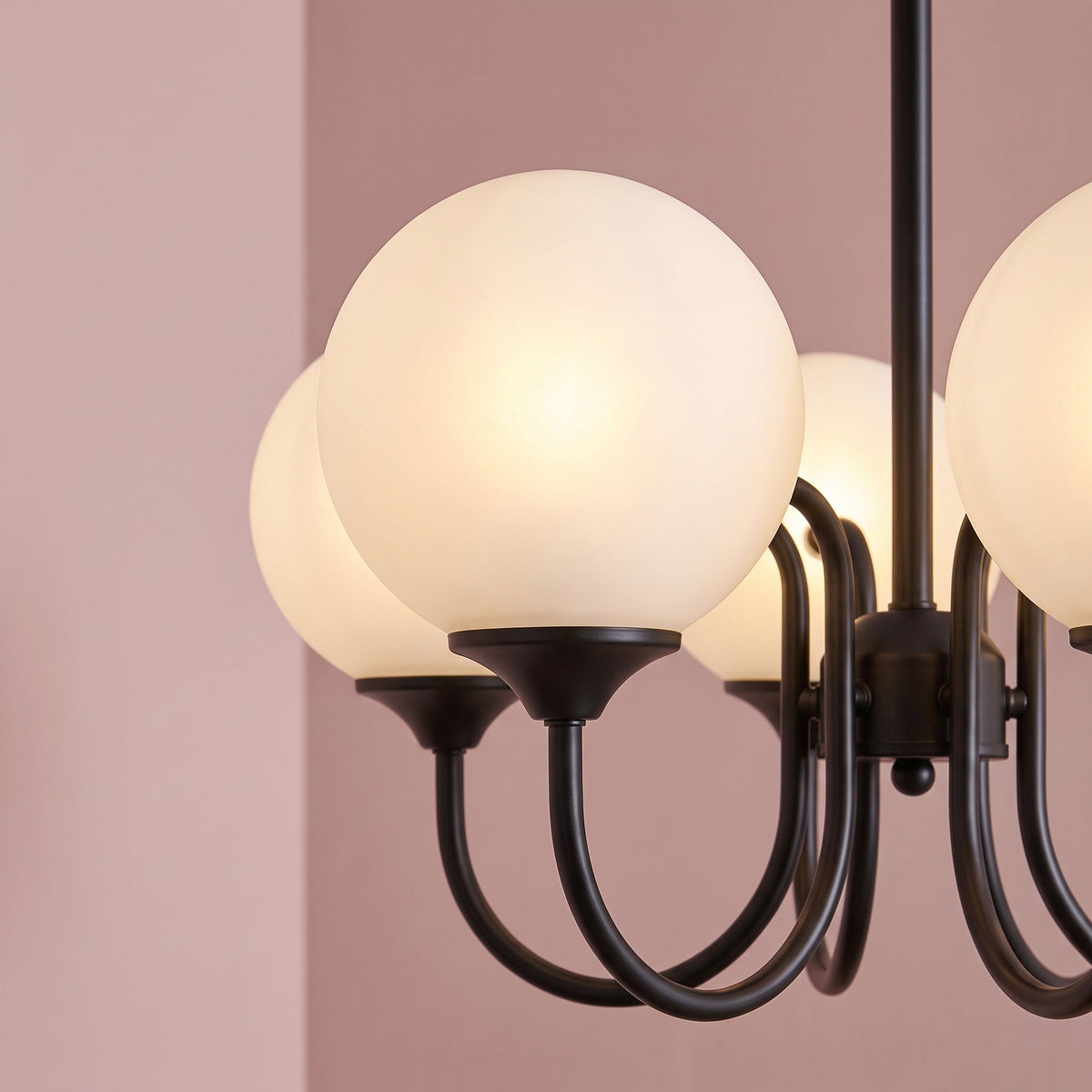 Bexley 50cm 5 Bulb Chandelier - Brushed Bronze