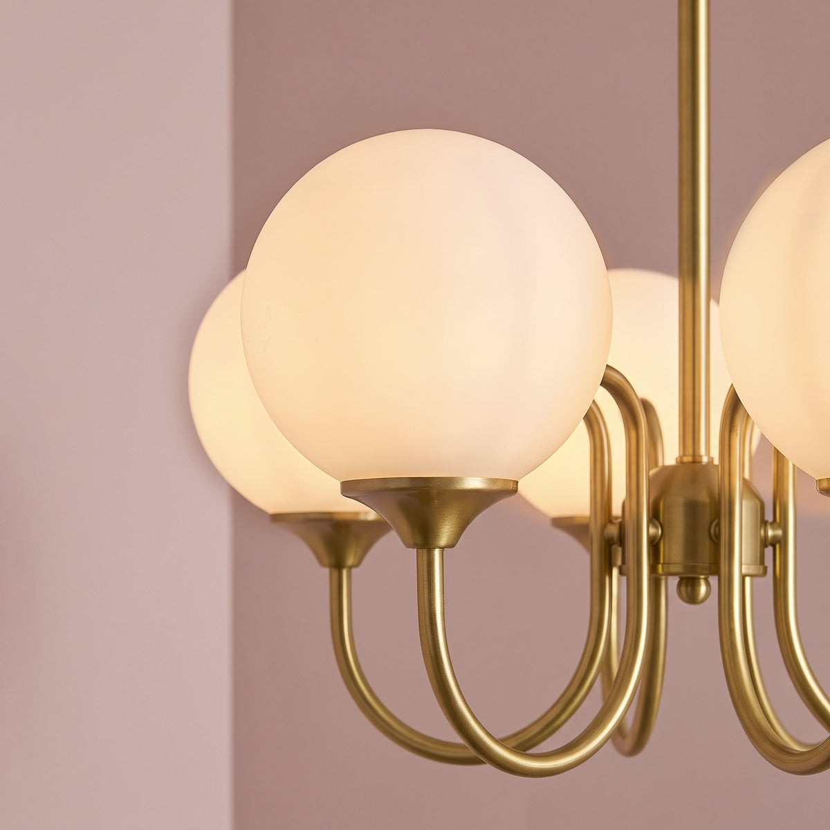 Bexley 50cm 5 Bulb Chandelier - Heirloom Brass