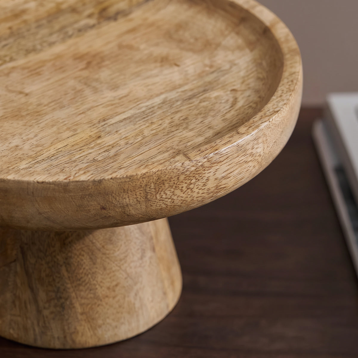 Boswell 28cm Tray - Chalked Mango Wood