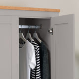 Bampton Double Wardrobe - Grey