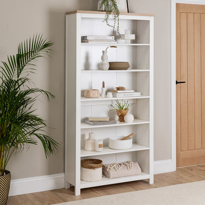 Bampton White Tall Bookcase