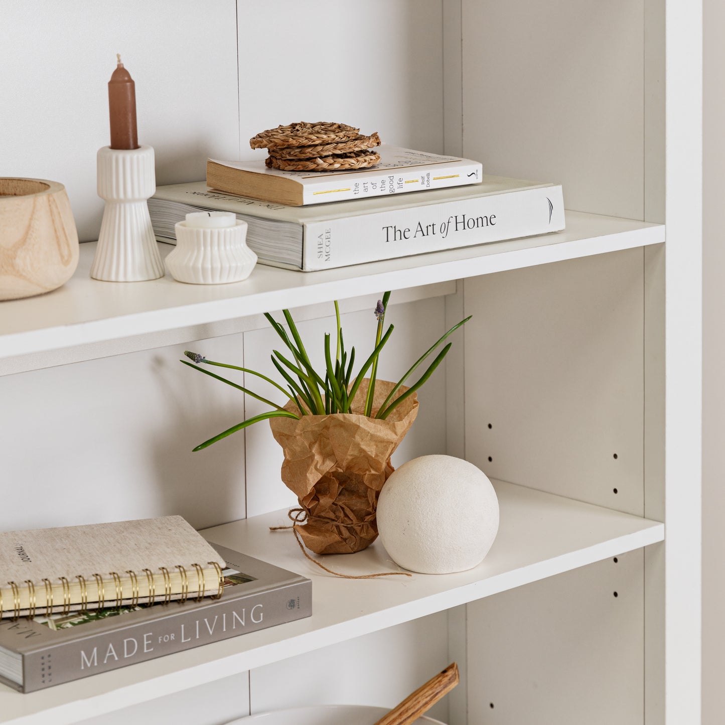 Bampton White Tall Bookcase