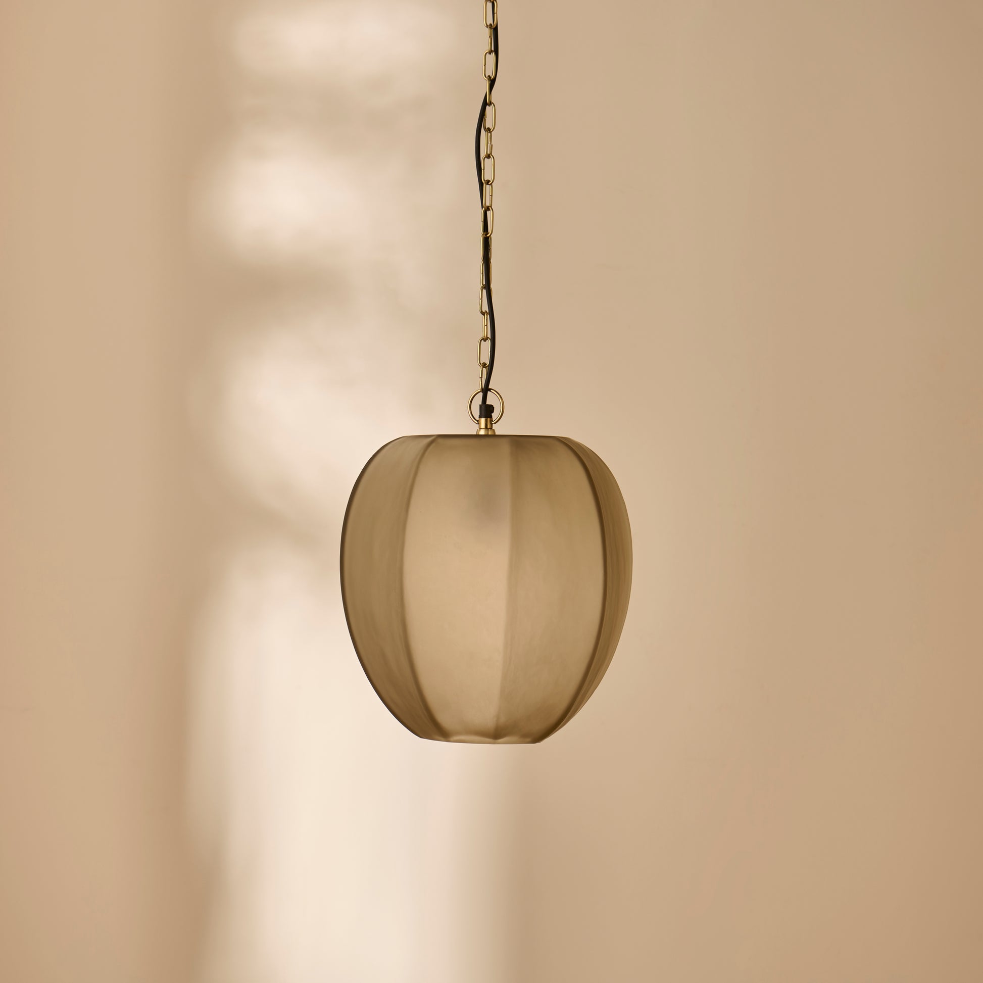 Bray 35cm Glass Pendant Light - Driftwood - Laura James