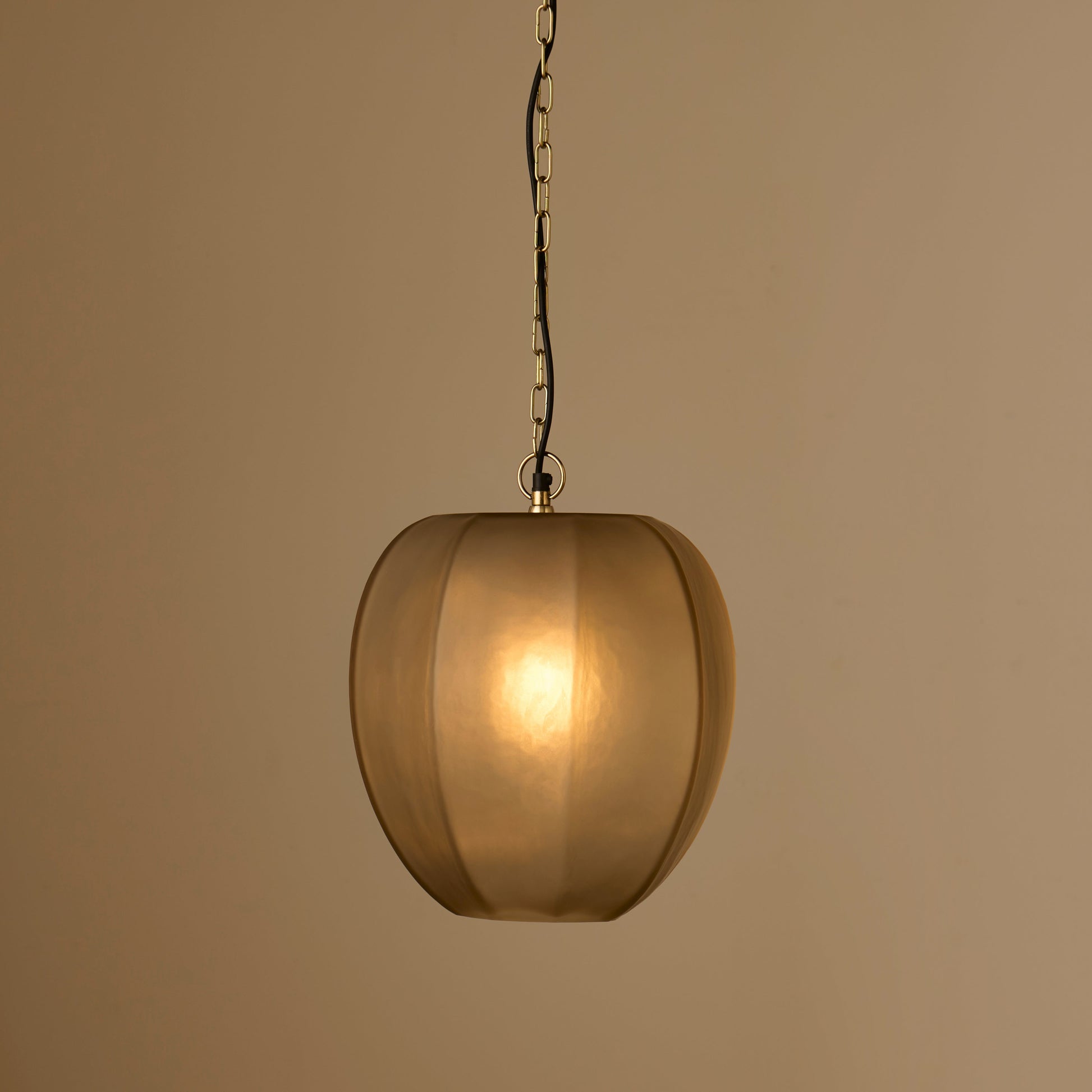 Bray 35cm Glass Pendant Light - Driftwood - Laura James