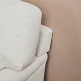 Brea Double Sofa Bed - Oyster White - Laura James