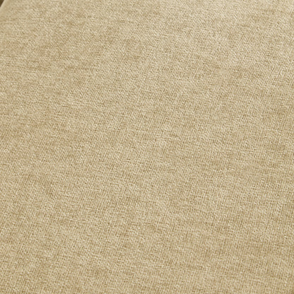 Breccan 110cm Footstool Coffee Table - Mink Taupe - Whitewash Oak Legs - Laura James