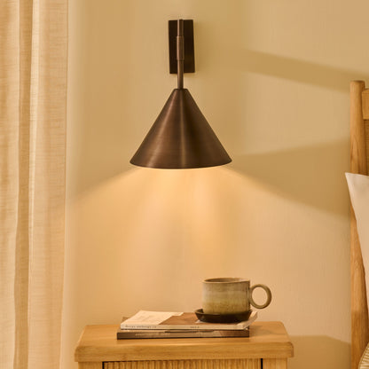 Brockhill_28cm_Metal_Wall_Light_Bronze-6 - Laura James