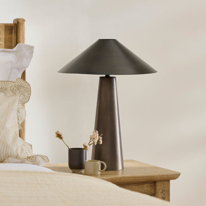 Brockhill 51cm Metal Table Lamp - Bronze - Laura James