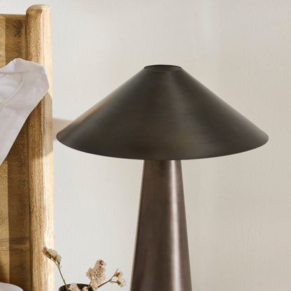 Brockhill 51cm Metal Table Lamp - Bronze - Laura James