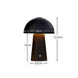 Brockhill 22cm Rechargeable Lamp - Anthracite Grey - Laura James 
