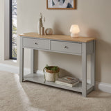 Chatsworth Console Table - Linen Grey - 120cm - Laura James 