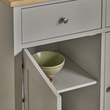 Chatsworth Sideboard - 130cm - Linen Grey - Laura James