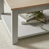 Chatsworth Coffee Table - Linen Grey - Laura James 