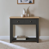 Chatsworth Console Table - Slate Grey - 90cm - Laura James 