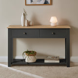 Chatsworth Console Table - Slate Grey - 120cm - Laura James 