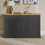 Chatsworth Sideboard - 130cm - Slate Grey - Laura James 