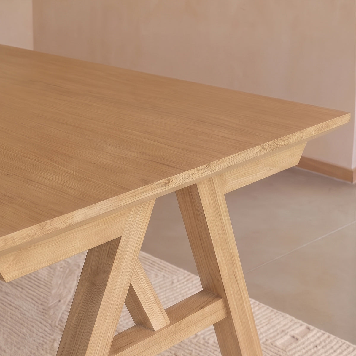 Sabina 160-240cm Pale Oak Extending Dining Table Set - 8 Seater - Ella Pale Oak Carver Chairs - Laura James 