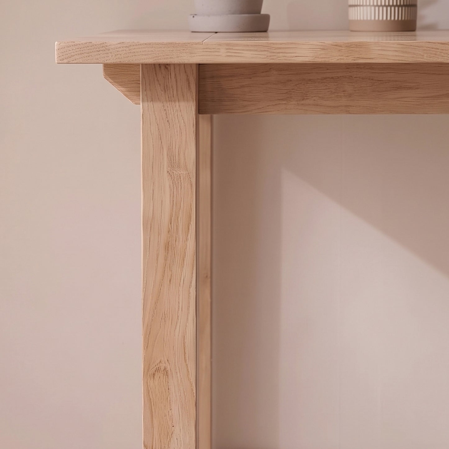 Lowell Whitewash Oak Desk - Whitewash Top - Laura James 